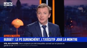 SIGNÉ BFM - Les travaux budgétaires reprennent à l'Assemblée, le PS reparle de censure