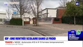 Île-de-France: une rentrée scolaire dans le froid