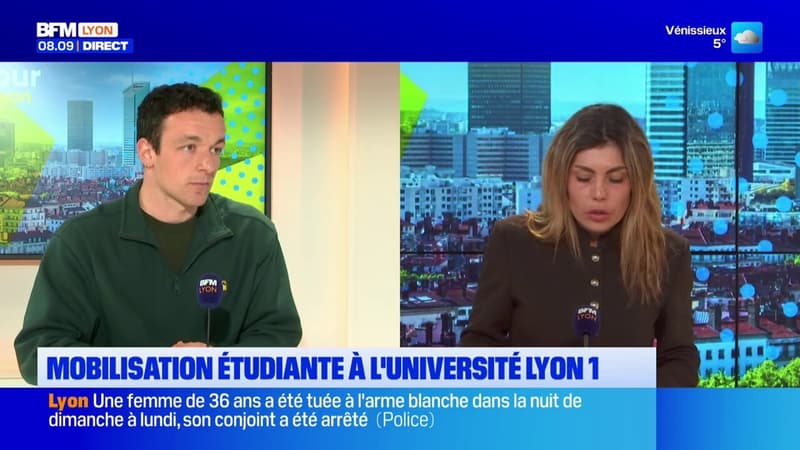 Mobilisation étudiante à l'Université Lyon 1