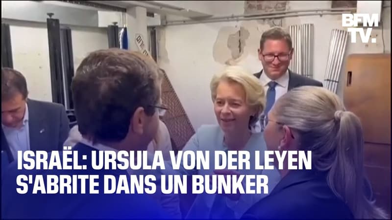 Israël: Ursula von der Leyen s'abrite dans un bunker à cause d'une alerte à la bombe