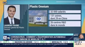 Laurent Favre (Plastic Omnium): Comment l'équipementier automobile Plastic Omnium se mobilise-t-il face au coronavirus ? - 25/03