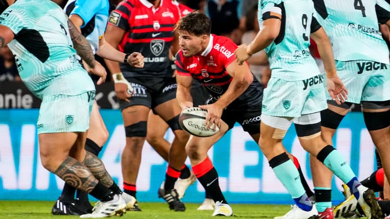 Antoine Dupont lors de Toulouse-Toulon, le 11 septembre 2022
