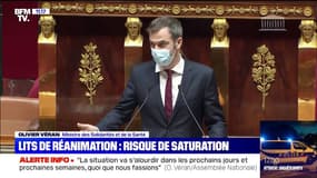 Covid: pour Olivier Véran, "la situation va s'alourdir dans les prochains jours et prochaines semaines, quoi que nous fassions"