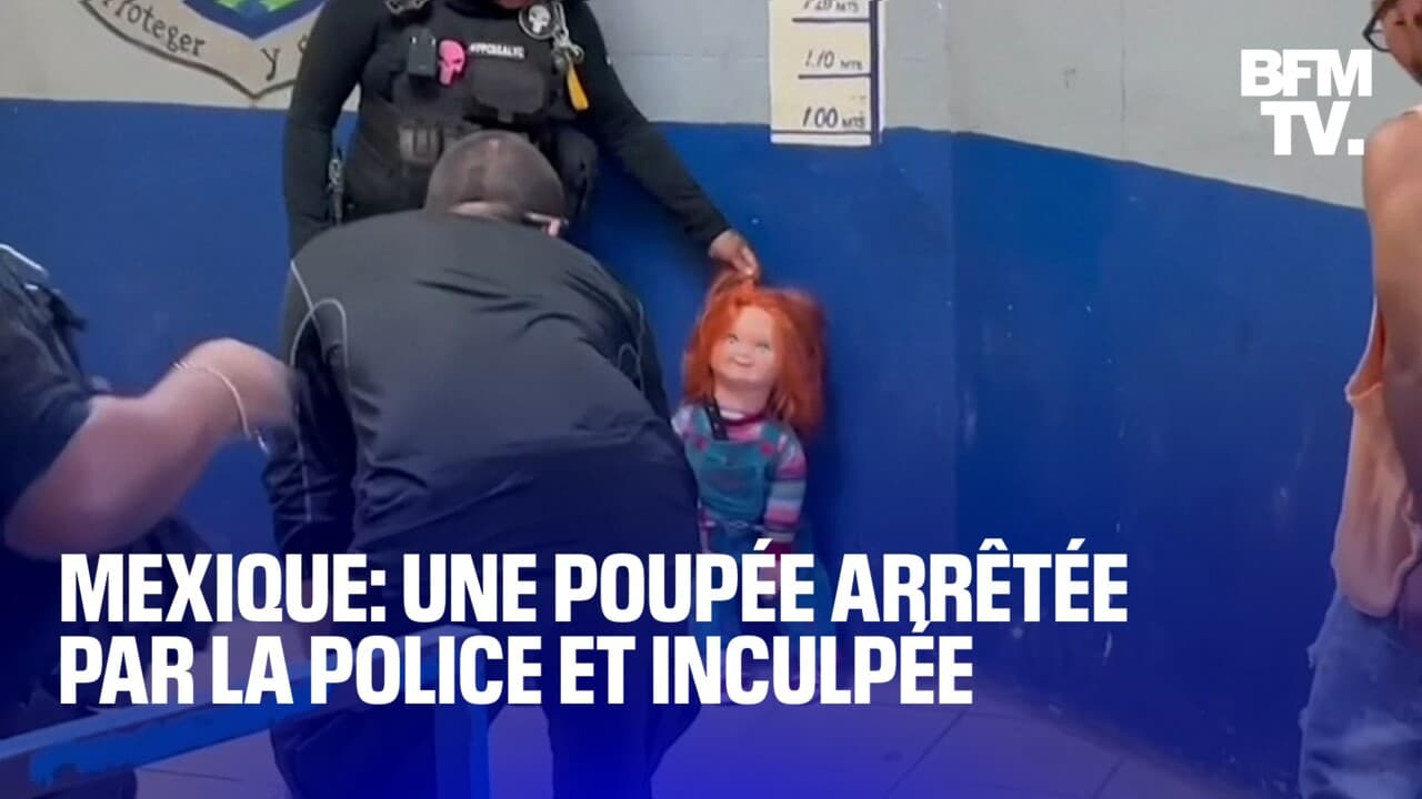 Au Mexique, une poupée arrêtée par la police et inculpée pour trouble à