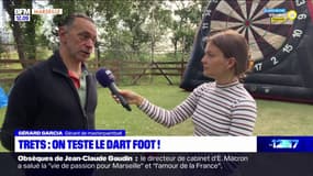 À la découverte du "dart foot" à Trets, un mix entre le football et les fléchettes