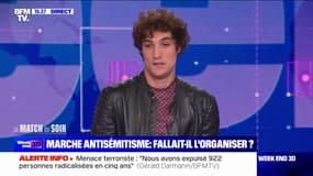 Marche contre l'antisémitisme: "Est-ce qu'on a véritablement parlé d'antisémitisme ou de lutte contre l'antisémitisme cette semaine?", regrette Pablo Pillaud-Vivien (@ppillaudvivien)