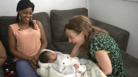 Bébé né dans le RER A: les heureuses retrouvailles entre la mère et celle qui l’a aidée à accoucher
