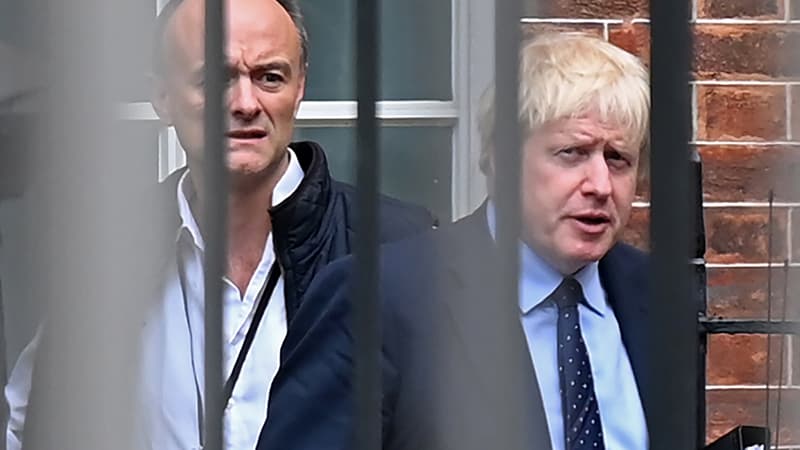 Dominic Cummings et Boris Johnson en septembre 2019.