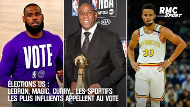 Elections américaines : LeBron, Magic, Curry... les sportifs les plus influents appellent au vote