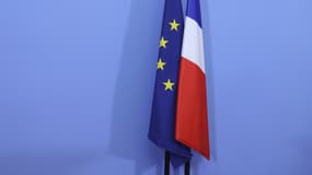 Le drapeau européen, symbole que la France Insoumise ne voudrait plus voir à l'Assemblée nationale.