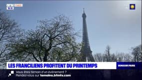 Les Franciliens et les touristes profitent du printemps