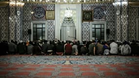 Prière à la mosquée Nizamiye de Midrand, à Johannesburg, le 16 mai 2018