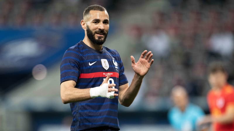 Equipe de France: pourquoi Karim Benzema joue avec un bandage à la main droite