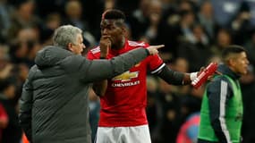 José Mourinho et Paul Pogba