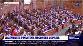 Les émeutes s'invitent au conseil de Paris