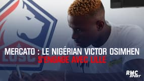 Mercato : le Nigérian Victor Osimhen s’engage avec Lille 