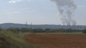 La centrale nucléaire de Saint-Alban (Isère).