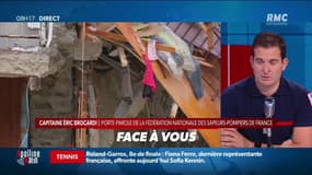 Les mots forts du porte-parole des sapeurs pompiers sur RMC sur la situation dans les Alpes-Maritimes..