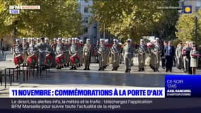 11-Novembre: commémorations à la Porte d'Aix
