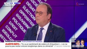 François Hollande: "Les violences de Sainte-Soline sont insupportables" et "donnent une image dégradante de notre pays"