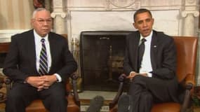 Colin Powell et Barack Obama