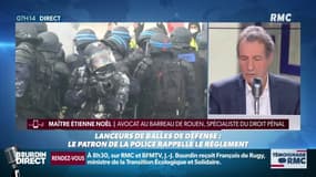 Me Etienne Noël: "Le lanceur de balles de défense est devenu une arme banale. On la rencontre systématiquement dans toutes les opérations de maintien de l'ordre et on l'utilise n'importe comment."