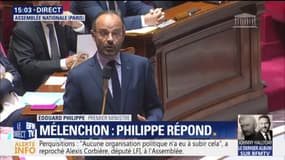Perquisition chez LFI: Philippe dénonce "la très grande violence à l'égard de fonctionnaires de police"