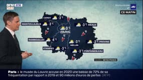 Météo Paris-Ile de France du 9 janvier: un temps encore froid avec quelques éclaircies cet après-midi