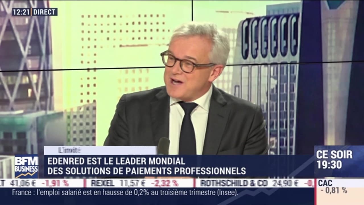 Bertrand Dumazy (Edenred) Edenred est le leader mondial des solutions de paiements