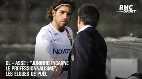 OL - ASSE : "Juninho incarne le professionnalisme", les éloges de Puel