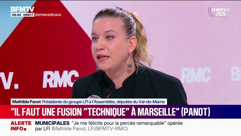 Municipales 2026: "Les macronistes ont complètement disparu du paysage", selon Mathilde Panot, présidente du groupe LFI à l'Assemblée nationale