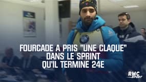 Fourcade a pris "une claque" dans le sprint qu'il termine 24e