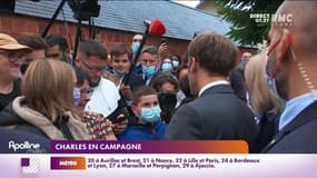 Charles en campagne : Retour sur le déplacement d'Emmanuel Macron à Illiers-Combray - 16/09