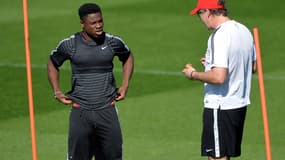 L'arrière droit du PSG, Serge Aurier. 