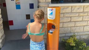 Distributeur gratuit de crème solaire à La Rochelle