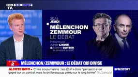 Adrien Quatennens (LFI) sur Mélenchon-Zemmour: "Ce que va permettre ce débat c'est de la confrontation et de la contradiction"