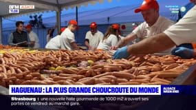Le charcutier alsacien Maison Adam bat le record de la plus grande choucroute du monde