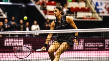 Caroline Garcia lors de l'Open de Lyon, le 4 février 2023.