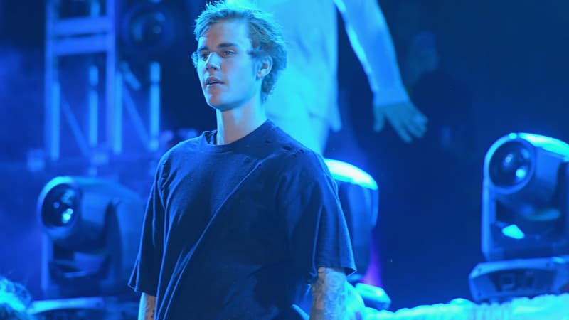 Justin Bieber en concert en décembre 2016