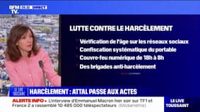 Harcèlement scolaire: Gabriel Attal reçoit les syndicats de l'Éducation nationale ce lundi avant de se rendre au rectorat de Versailles