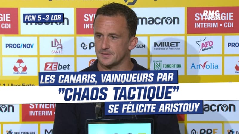 Nantes 5-3 Lorient : Les Canaris vainqueurs par « chaos tactique », se félicite Aristouy