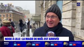 Lille: la magie de Noël arrive avec la neige 