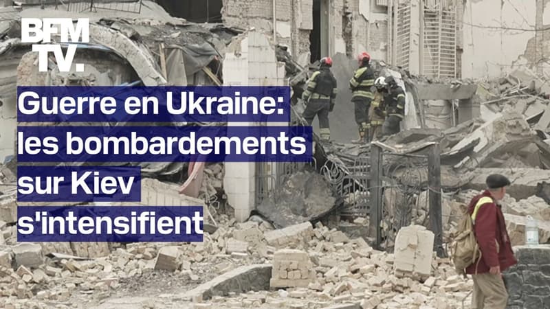 Guerre en Ukraine: les bombardements sur Kiev s'intensifient et inquiètent ses habitants