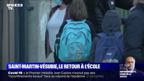 10 jours après la tempête Alex, le retour à l'école à Saint-Martin-Vésubie