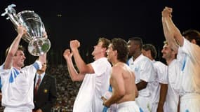 Marseille, vainqueur de la Ligue des champions le 26/05/1993