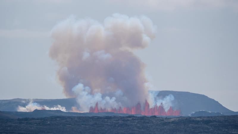 Une nouvelle éruption volcanique touche l'Islande - mbl.is/Kristinn Magnússon