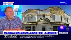 Le directeur du cinéma L'Alhambra de Marseille présente la programmation des salles