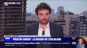 Iran/Israël: "Ce n'est pas une guerre entre le peuple israélien et le peuple iranien", affirme Samuel Lejoyeux (président de l’Union des étudiants Juifs de France)