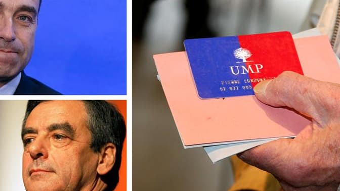 La première décision judiciaire sur le litige entre Jean-François Copé et François Fillon pour l'élection à la présidence de l'UMP s'est terminée par un match nul mardi, la justice garantissant l'accès des deux hommes aux documents du scrutin. /Photos pri