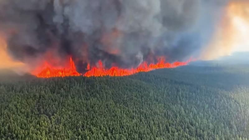 Incendies au Canada : les feux s'intensifient à nouveau dans l'ouest, des milliers de personnes évacuées